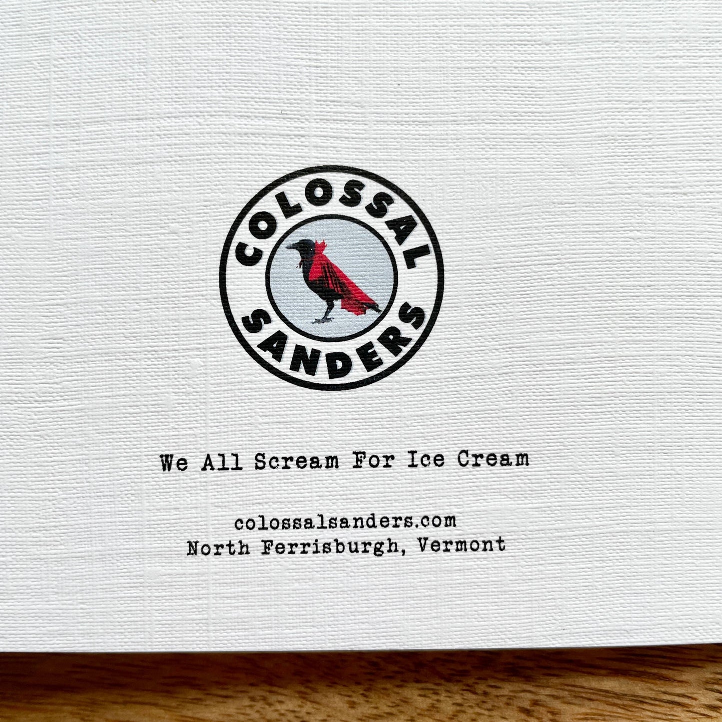 Out of This Swirled Ice Cream funny greeting card