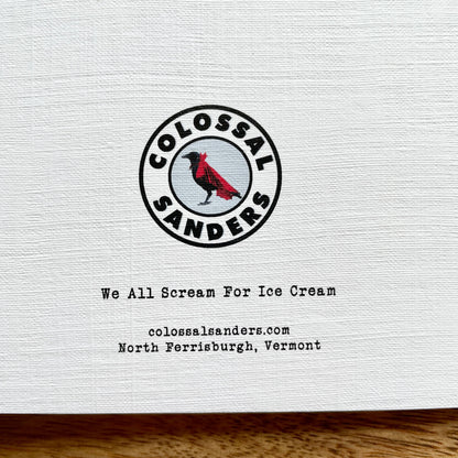 Out of This Swirled Ice Cream funny greeting card