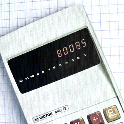 Boobs calculator funny greeting card