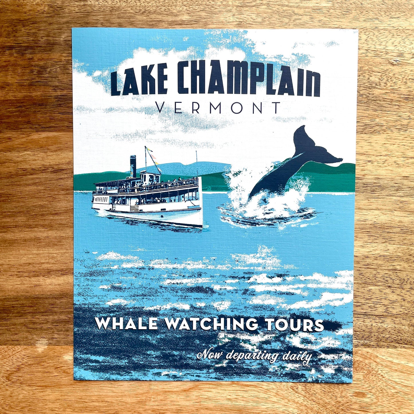 Vermont Lake Champlain Whale Watching Tours art print