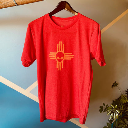 Zia Alien New Mexico  T-shirt