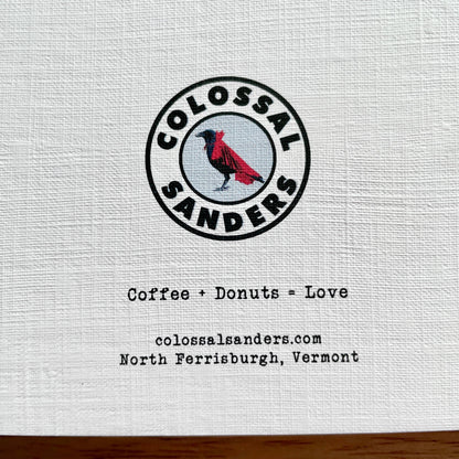 Cheers (donuts + coffee) funny food greeting card