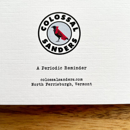 You Matter funny science greeting card