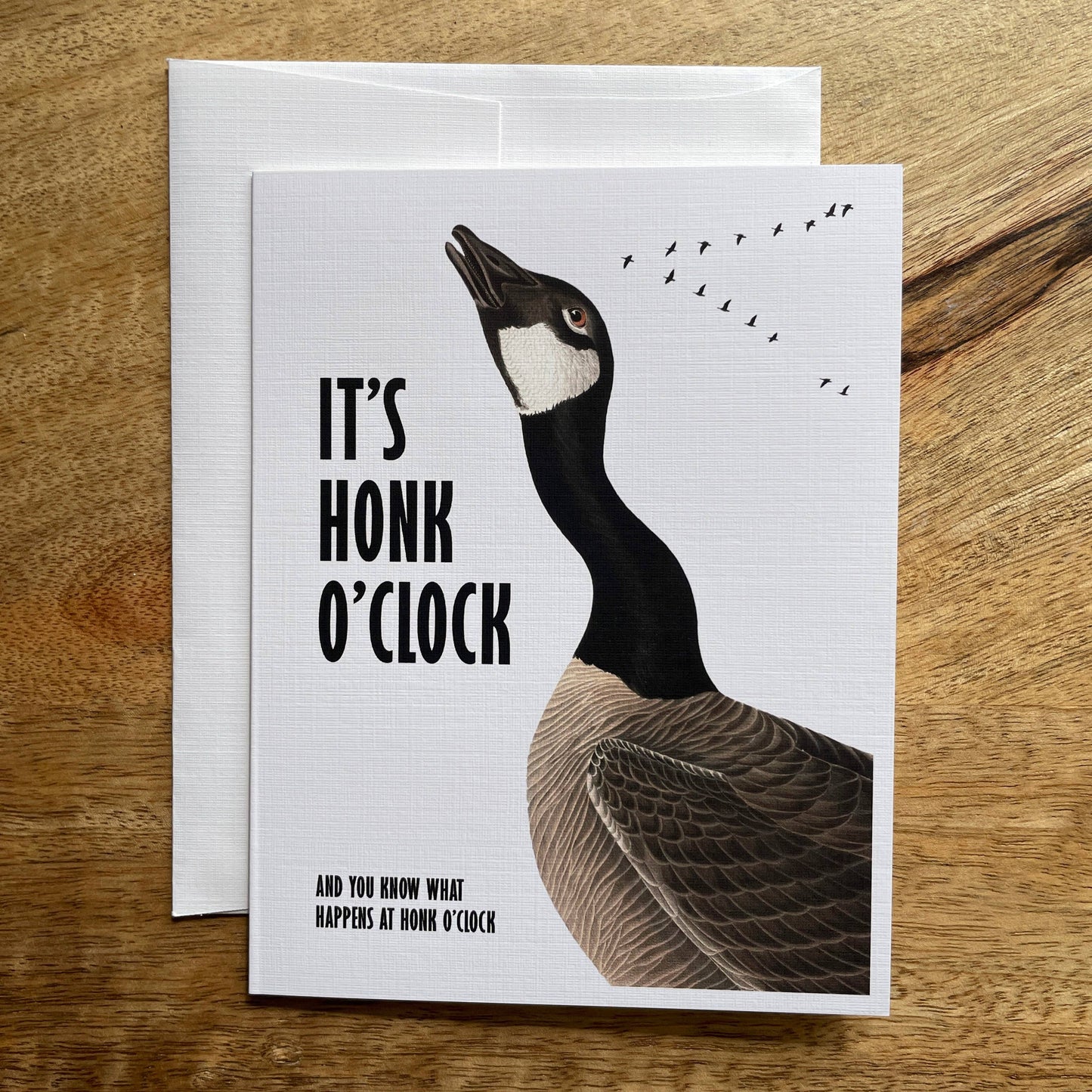 Honk O'Clock Goose Card