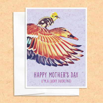 Lucky Duckling Mother's Day Card
