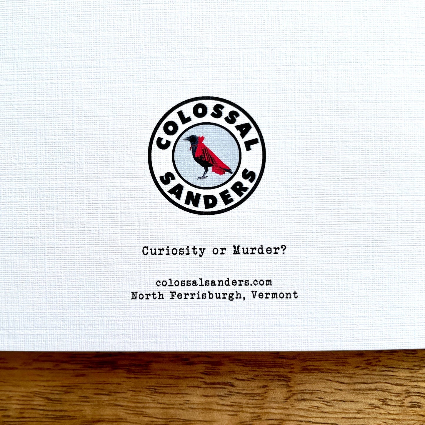 Curiosity or Murder funny cat card