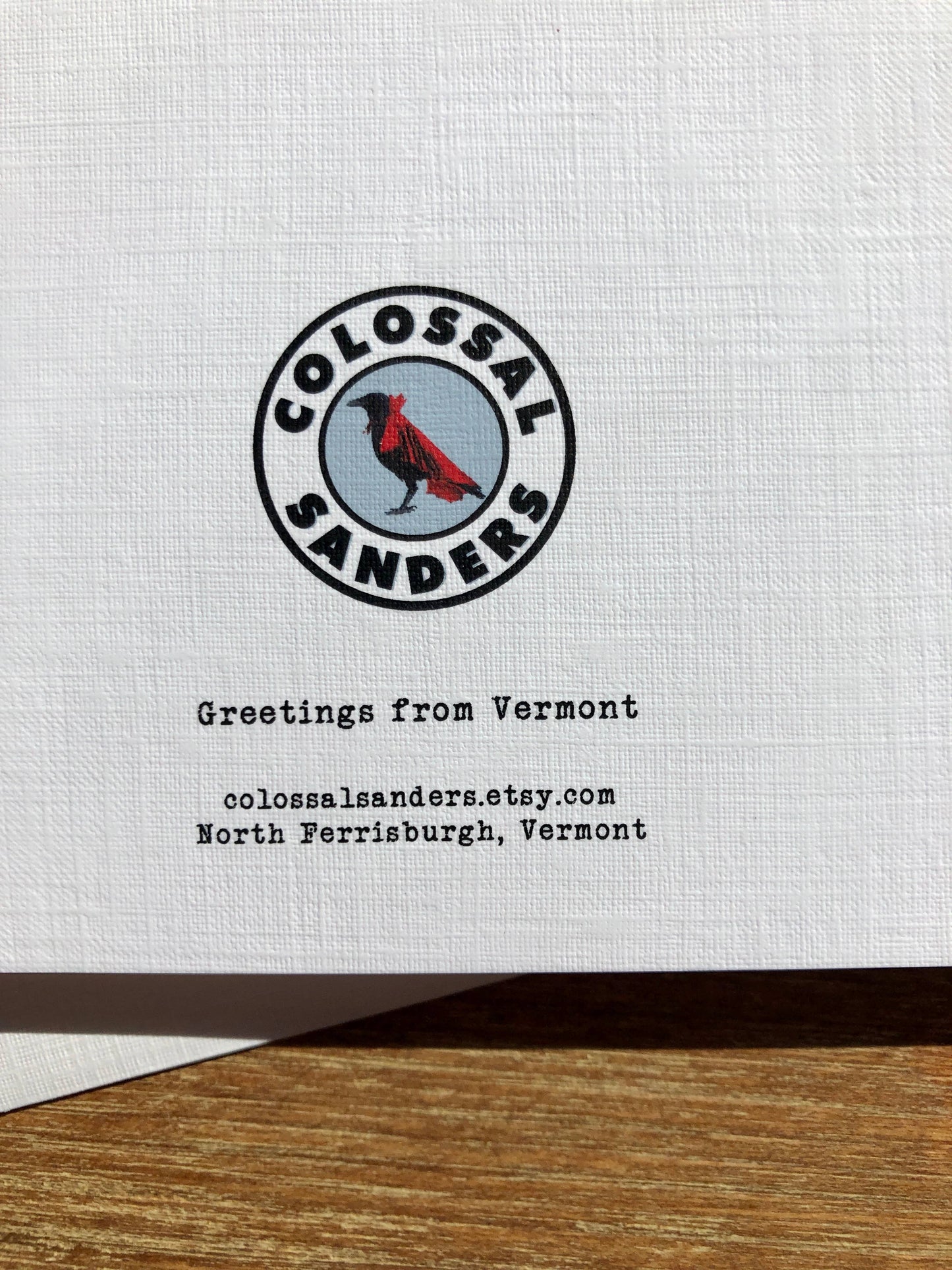 Greetings from Vermont Card