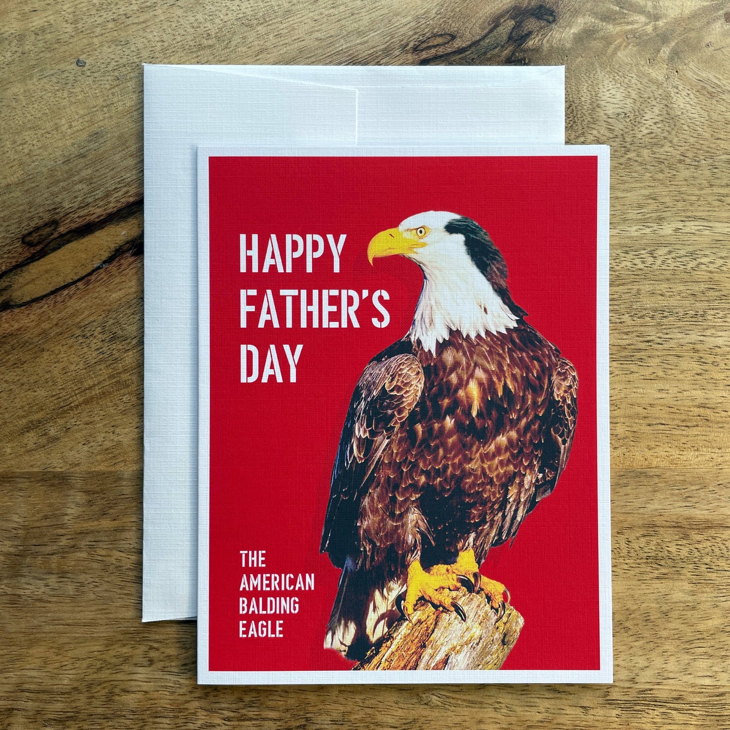 Balding Eagle Father's Day funny greeting card