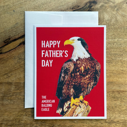 Balding Eagle Father's Day funny greeting card
