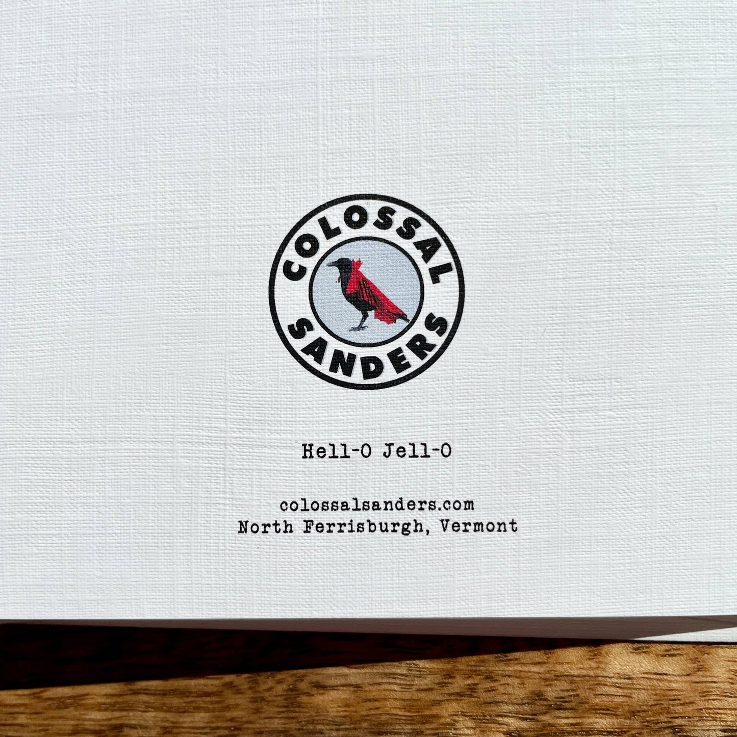 Hello Jell-O funny greeting card