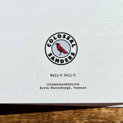 Hello Jell-O funny greeting card