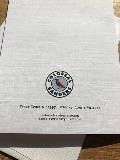 Vulture Birthday funny bird greeting card