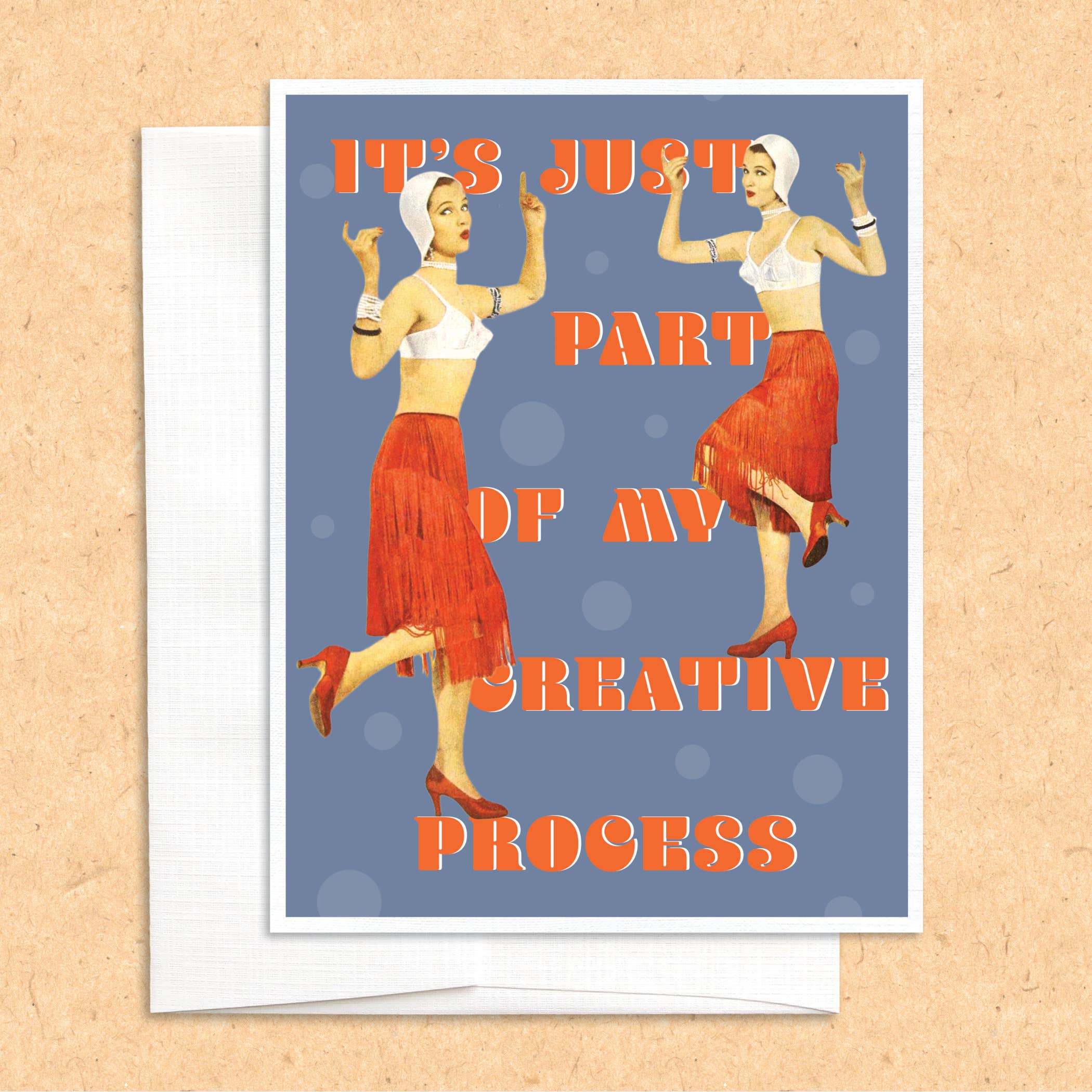 Creative Process funny greeting card – Colossal Sanders