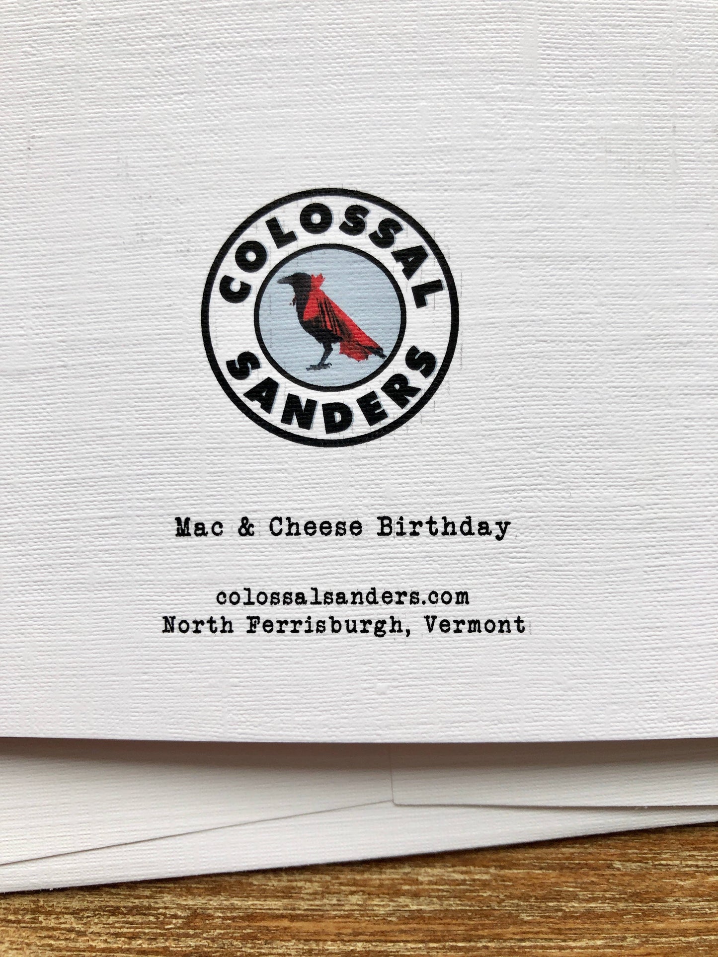 Mac & Cheese Birthday funny food greeting card