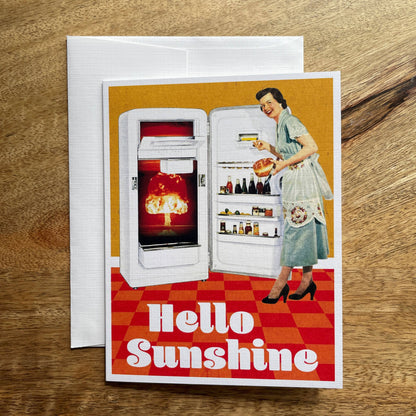 Hello Sunshine funny greeting card