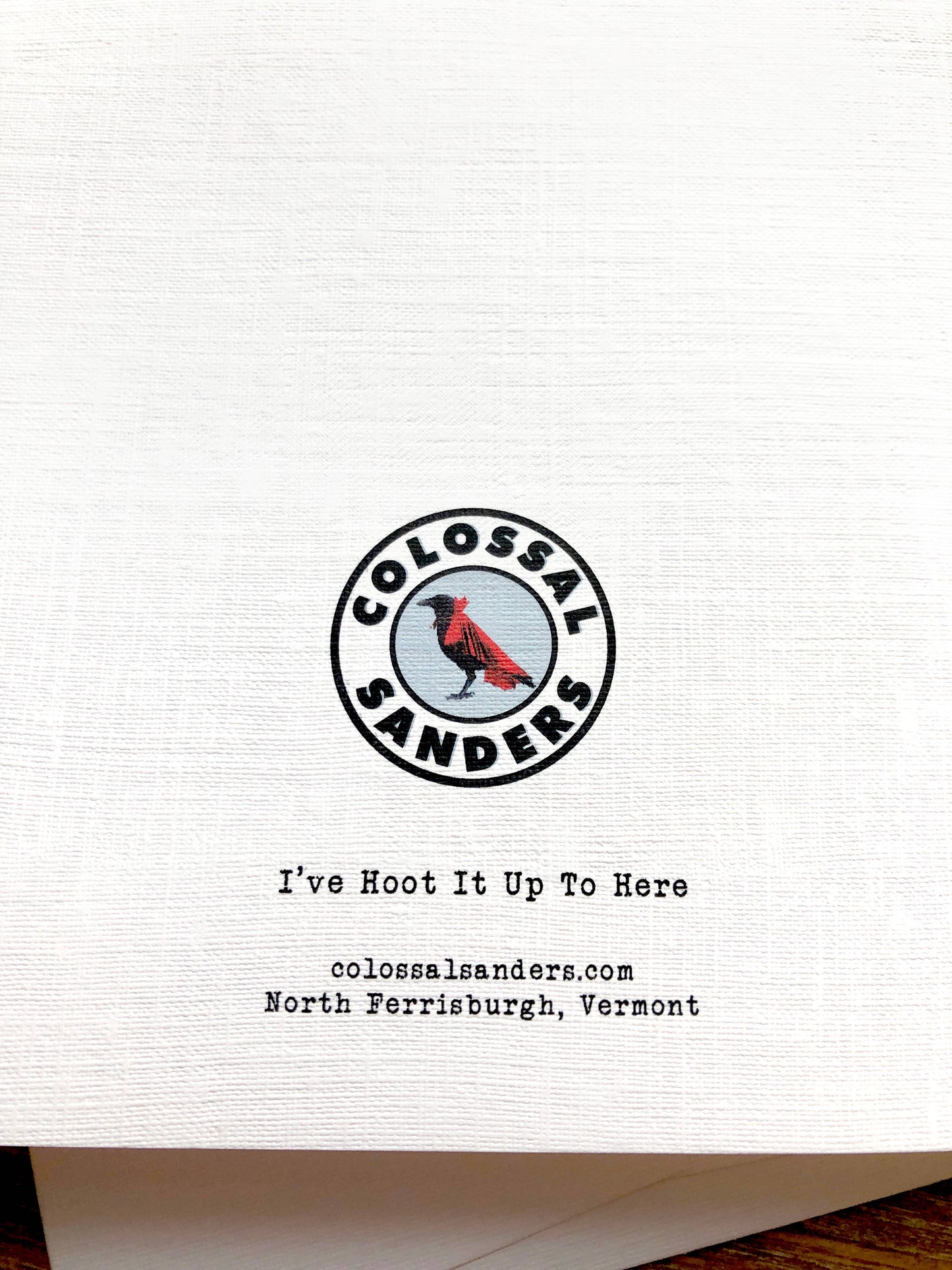 Barn Owl Wouldn't Hoot funny bird greeting card