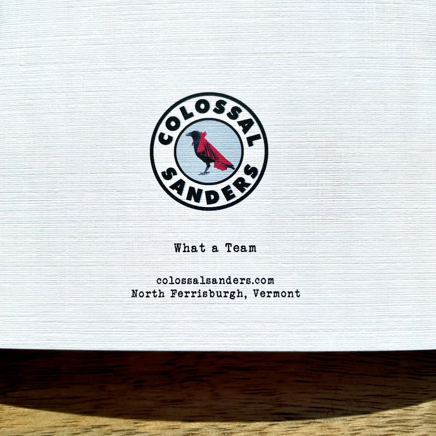 What a Team We Make funny anniversary greeting card