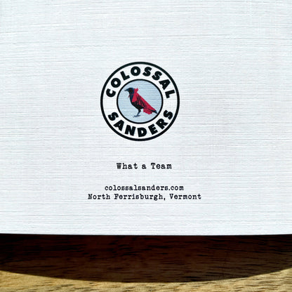 What a Team We Make funny anniversary greeting card