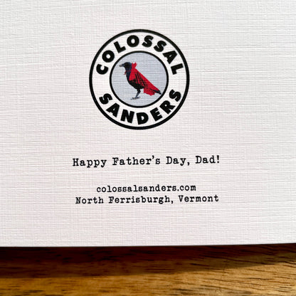 Balding Eagle Father's Day funny greeting card